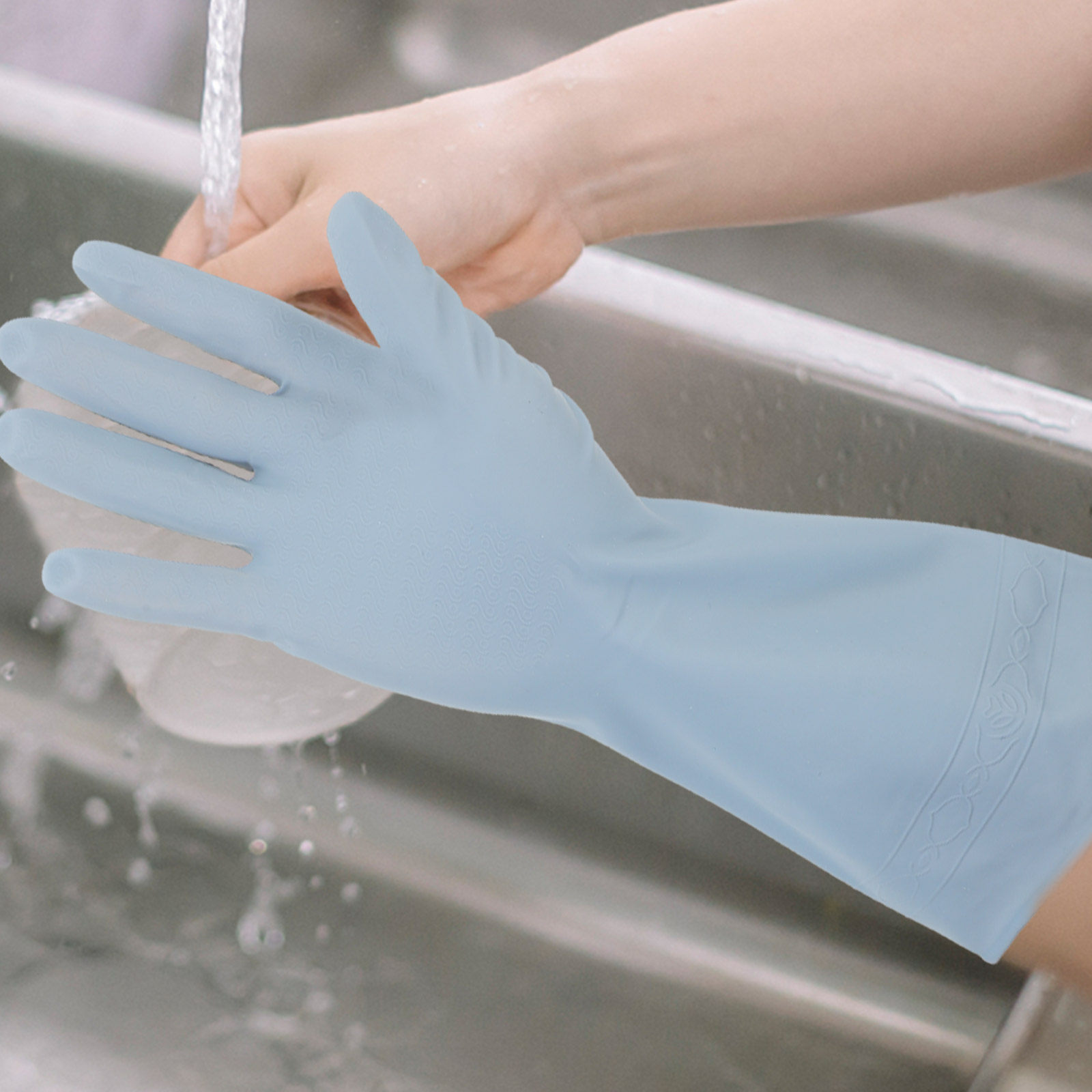 3 пары водонепроницаемых резин – обзор и цена Dish Glove Rubber