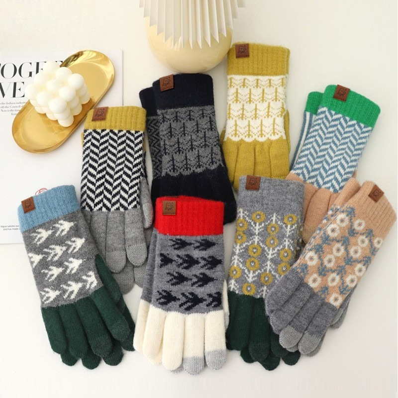 Осенне-зимние вязаные перчатки – обзор и цена Wool Glove Lined